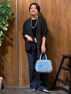 「SOMETHING（サムシング）のアイテム」を使った、nonty＊さん（レディース・157cm）の秋コーディネート