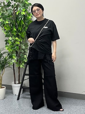 「CAMP7（キャンプセブン）のアイテム」を使った、nonty＊さん（レディース・157cm）の夏コーディネート