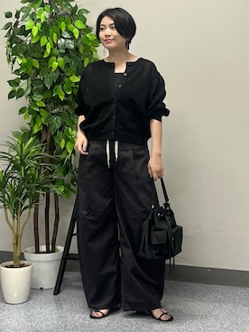 「SOMETHING（サムシング）のアイテム」を使った、nonty＊さん（レディース・157cm）の夏コーディネート