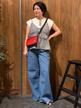 「Right-on（ライトオン）のアイテム」を使った、nonty＊さん（レディース・157cm）の夏コーディネート