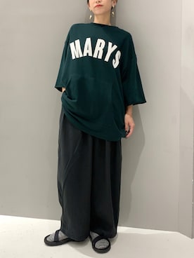 「SEVENDAYS=SUNDAY（セブンデイズサンデイ）のアイテム（スウェット）」を使った、aykさん（レディース・156cm）の秋コーディネート