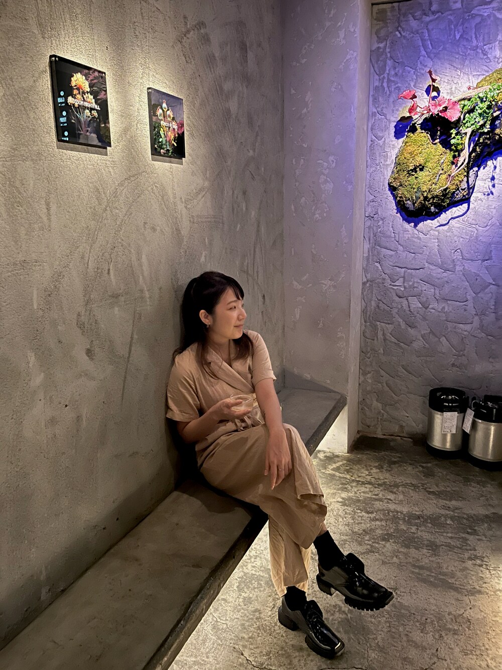 「addicted toのアイテム（ローファー、ブラック系）」を使った、迷Mir /。daily stylさん（レディース・162cm）の夏コーディネートの1枚目の写真