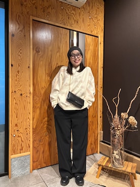 「アイテム（スウェット）」を使った、miyuさん（レディース・158cm・20代）の秋コーディネート