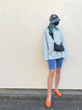 橋本江莉果さん（レディース・166cm）の春コーディネート