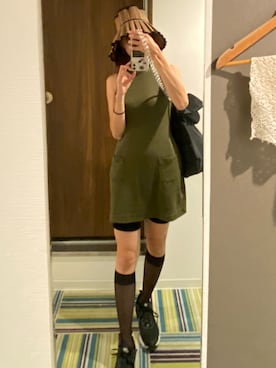 「アイテム（レギンス/スパッツ）」を使った、たまんさ。さん（レディース・165cm）の夏コーディネート