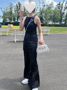 「アイテム（ネックレス）」を使った、たまんさ。さん（レディース・165cm・30代）の夏コーディネート