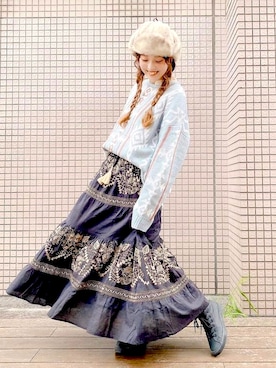 「チャイハネ（チャイハネ）のアイテム（帽子）」を使った、チャイハネSTAFF  amiさん（レディース・164cm）の秋コーディネート