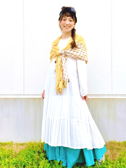 チャイハネstaff Ami アミナコレクション本部 チャイハネのワンピースを使ったコーディネート Wear