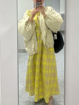 「アイテム（ワンピース/ドレス）」を使った、Kairi Sakinagaさん（レディース・158cm・30代）の春コーディネート