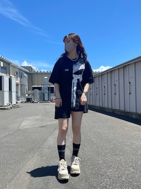 「FULLBK」｜moneさん（レディース・160cm）の夏コーディネート