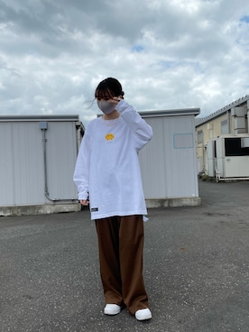 「ADD SEOUL（エーディーディーソウル）のアイテム」を使った、moneさん（レディース・160cm）の夏コーディネート