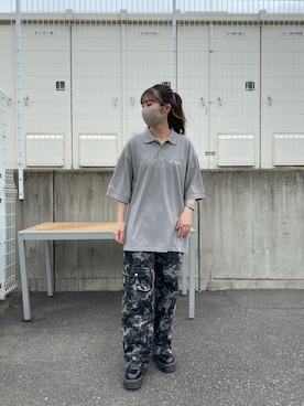 「GEO（ジェオ）のアイテム」を使った、moneさん（レディース・160cm）の夏コーディネート