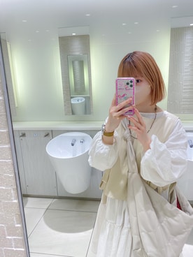 「instagramフォローお願いします」｜「アイテム（ワンピース/ドレス）」を使った、あゆさん（レディース・154cm）の春コーディネート