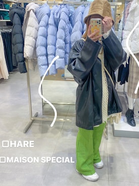 「Instagramもよかったらよろしくお願いします🙇」｜あゆさん（レディース・154cm）の冬コーディネート