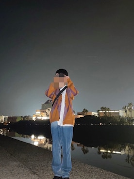 「PBLIM（ページボーイリム）のアイテム（Tシャツ/カットソー）」を使った、ふみやさん（メンズ・170cm）の春コーディネート