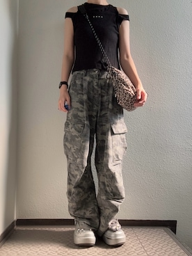 「crocs（クロックス）のアイテム」を使った、ぽぽぬなさん（レディース・167cm）の夏コーディネート