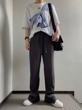 「SHETHISCOMMA（シディスコンマ）のアイテム」を使った、ぽぽぬなさん（レディース・167cm）の夏コーディネート