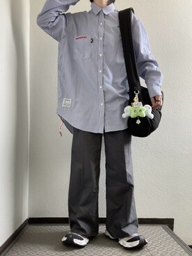 「SHETHISCOMMA（シディスコンマ）のアイテム」を使った、ぽぽぬなさん（レディース・167cm）の夏コーディネート