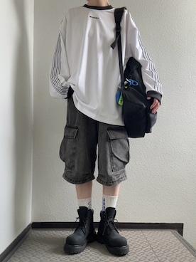 「BALENCIAGA（バレンシアガ）のアイテム」を使った、ぽぽぬなさん（レディース・167cm）の春コーディネート