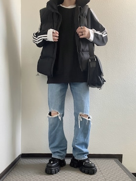 「AIVER（アイバー）のアイテム」を使った、ぽぽぬなさん（レディース・167cm）の春コーディネート