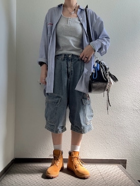 「BALENCIAGA（バレンシアガ）のアイテム」を使った、ぽぽぬなさん（レディース・167cm）の夏コーディネート