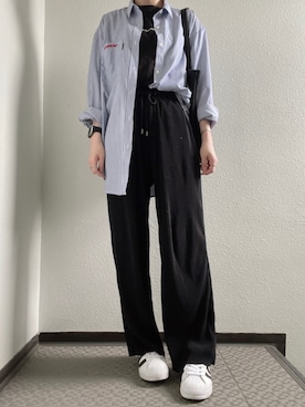「SHETHISCOMMA（シディスコンマ）のアイテム」を使った、ぽぽぬなさん（レディース・167cm）の秋コーディネート