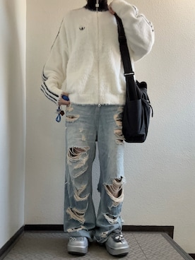 「アイテム（サンダル）」を使った、ぽぽぬなさん（レディース・167cm）の秋コーディネート