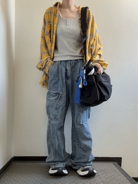 「BALENCIAGA（バレンシアガ）のアイテム」を使った、ぽぽぬなさん（レディース・167cm）の夏コーディネート