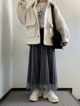 ぽぽぬなさん（レディース・167cm）の冬コーディネート