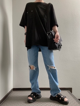 「AIVER（アイバー）のアイテム」を使った、ぽぽぬなさん（レディース・167cm）の夏コーディネート