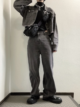 「アイテム（その他トップス）」を使った、ぽぽぬなさん（レディース・167cm）の冬コーディネート