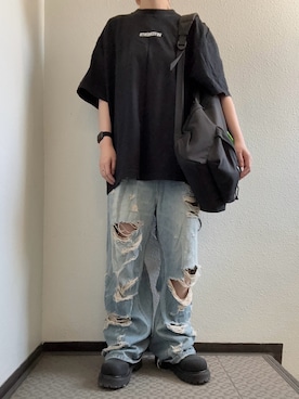 「MASONPRINCE（メイソンプリンス）のアイテム」を使った、ぽぽぬなさん（レディース・167cm）の春コーディネート