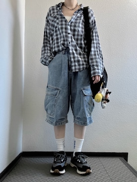 「ZARA（ザラ）のアイテム」を使った、ぽぽぬなさん（レディース・167cm）の夏コーディネート