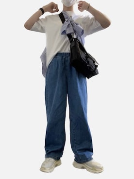 「SHETHISCOMMA（シディスコンマ）のアイテム」を使った、ぽぽぬなさん（レディース・167cm）の春コーディネート