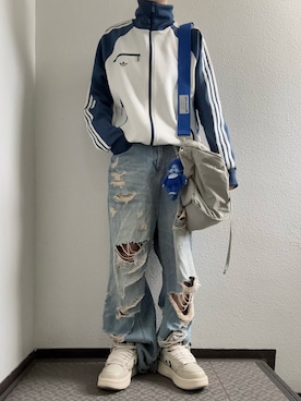 「Rick Owens（リックオウエンス）のアイテム」を使った、ぽぽぬなさん（レディース・167cm）の秋コーディネート