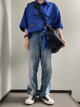 「MIHARAYASUHIRO（ミハラヤスヒロ）のアイテム」を使った、ぽぽぬなさん（レディース・167cm）の夏コーディネート