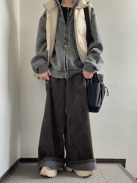 「ANAP（アナップ）のアイテム」を使った、ぽぽぬなさん（レディース・167cm）の冬コーディネート