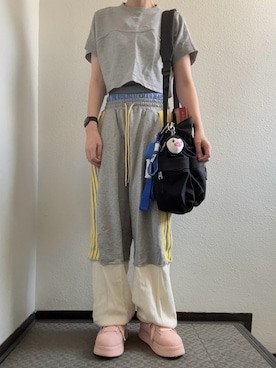 「ANAP（アナップ）のアイテム」を使った、ぽぽぬなさん（レディース・167cm）の夏コーディネート
