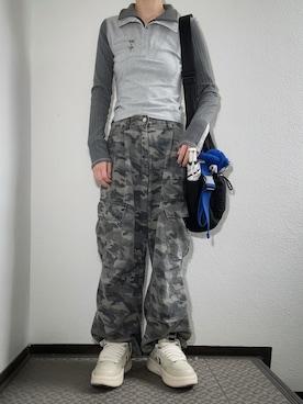 「Rick Owens（リックオウエンス）のアイテム」を使った、ぽぽぬなさん（レディース・167cm）の秋コーディネート