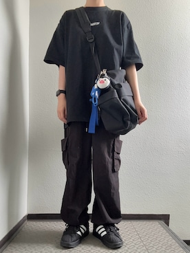 「minsobi（ミンソビ）のアイテム」を使った、ぽぽぬなさん（レディース・167cm）の夏コーディネート