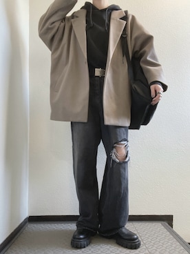 ぽぽぬなさんの（BALENCIAGA | バレンシアガ）を使ったコーディネート