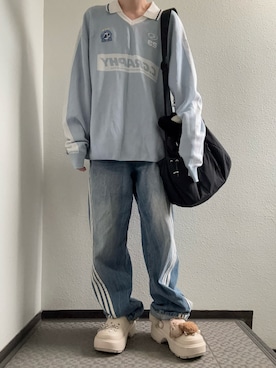 「codegraphy（コードグラフィー）のアイテム」を使った、ぽぽぬなさん（レディース・167cm）の秋コーディネート