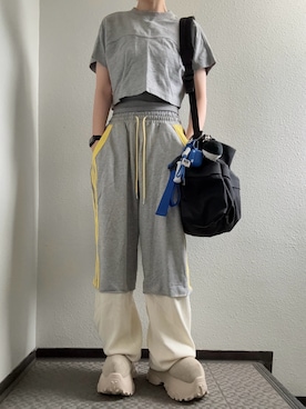 「ANAP（アナップ）のアイテム」を使った、ぽぽぬなさん（レディース・167cm）の夏コーディネート