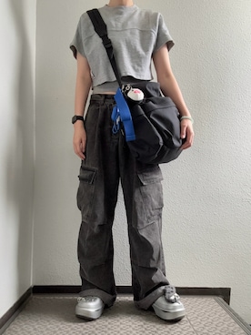 「crocs（クロックス）のアイテム」を使った、ぽぽぬなさん（レディース・167cm）の夏コーディネート