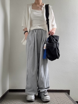 「BALENCIAGA（バレンシアガ）のアイテム」を使った、ぽぽぬなさん（レディース・167cm）の夏コーディネート