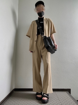 ぽぽぬなさん（レディース・167cm）の夏コーディネート