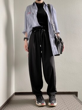 「SHETHISCOMMA（シディスコンマ）のアイテム」を使った、ぽぽぬなさん（レディース・167cm）の夏コーディネート
