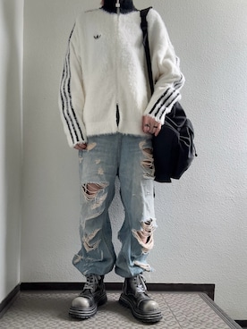 「MASONPRINCE（メイソンプリンス）のアイテム」を使った、ぽぽぬなさん（レディース・167cm）の春コーディネート