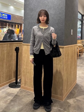 「LOWRYS FARM（ローリーズファーム）のアイテム（その他パンツ）」を使った、す ずさん（レディース・160cm）の秋コーディネート