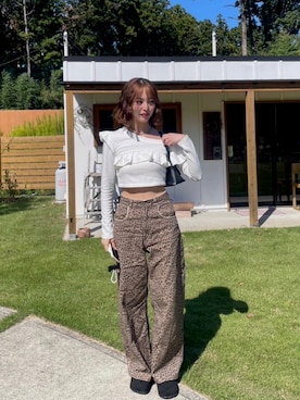 「GRL（グレイル）のアイテム（Tシャツ/カットソー）」を使った、す ずさん（レディース・160cm）の秋コーディネート